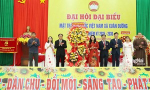 Đồng Nai: Đại hội Đại biểu MTTQ Việt Nam xã Xuân Đường, Đồng Tâm nhiệm kỳ 2025-2030
