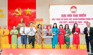 Lâm Đồng: Tăng cường đồng thuận xã hội, góp phần xây dựng phường Phan Thiết phát triển nhanh, toàn diện, bền vững