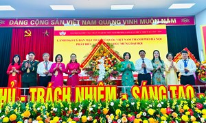 Hà Nội: Đại hội đại biểu MTTQ Việt Nam phường Láng, phường Yên Nghĩa, phường Cầu Giấy lần thứ I, nhiệm kỳ 2025-2030