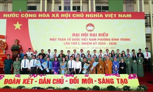 Đại hội MTTQ Việt Nam cấp xã, phường của TP HCM khi vận hành chính quyền 2 cấp