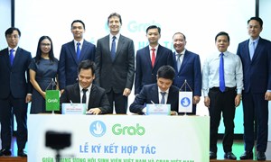 Trung ương Hội Sinh viên Việt Nam ký kết thỏa thuận hợp tác với Công ty TNHH Grab
