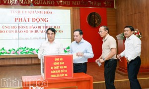 Khánh Hòa ủng hộ gần 2,4 tỷ đồng giúp đồng bào bị thiệt hại do cơn bão số 10