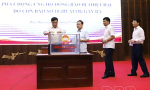Điện Biên: Phát động ủng hộ đồng bào bị thiệt hại do bão số 10 gây ra