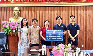 Thanh Hoá: Uỷ ban MTTQ Việt Nam tỉnh tiếp nhận ủng hộ khắc phục thiệt hại do cơn bão số 10 