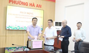 Quảng Ninh: Ủy ban MTTQ Việt Nam phường Hà An phát động quyên góp, hỗ trợ đồng bào bị ảnh hưởng bởi bão số 10