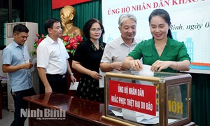 Ninh Bình: Hơn 16,6 tỷ đồng hỗ trợ khắc phục bão số 10