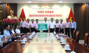 Cao Bằng: Ủy ban MTTQ Việt Nam tỉnh tiếp nhận hơn 35 tỷ đồng ủng hộ khắc phục hậu quả thiên tai