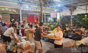 Đồng Tháp hướng về đồng bào vùng bão, lũ