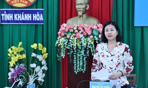 Trung ương Hội LHPN Việt Nam kiểm tra, giám sát thực hiện Dự án 8 tại tỉnh Khánh Hòa