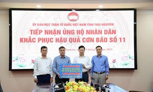 Quảng Ninh hỗ trợ Thái Nguyên 5 tỷ đồng khắc phục hậu quả bão số 11