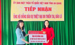 An Giang: Ủy ban MTTQ Việt Nam tỉnh hỗ trợ 13 tỷ đồng cho đồng bào 5 tỉnh bị thiệt hại do thiên tai, bão lũ
