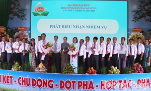 Đồng Tháp: Đại hội đại biểu Hội Nông dân xã Lai Vung và xã Phong Hoà lần thứ I, nhiệm kỳ 2025 - 2030 