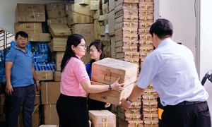 TP Hồ Chí Minh: Ủy ban MTTQ Việt Nam thành phố chuyển hơn 70 tấn hàng cứu trợ đồng bào bị thiệt hại do bão lũ