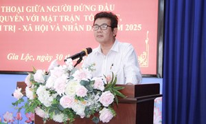 Tây Ninh: Phường Gia Lộc đối thoại giữa người đứng đầu cấp ủy, chính quyền với Nhân dân