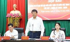 Đại hội đại biểu MTTQ tỉnh Tuyên Quang lần thứ I sẽ diễn ra trong ngày 7 và 8/11