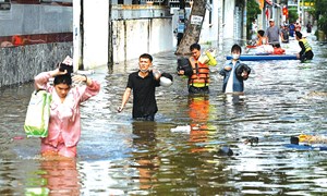 Lâm Đồng: Sát cánh cùng người dân trong vùng lũ