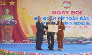 Hưng Yên: Ngày hội Đại đoàn kết toàn dân tại tổ dân phố Hiệp Trung, phường Trà Lý