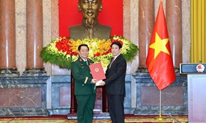 Lễ trao quyết định bổ nhiệm Chủ nhiệm Tổng cục Chính trị Quân đội nhân dân Việt Nam
