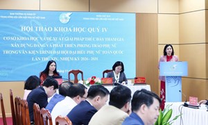 Đề xuất đưa các nội dung về bình đẳng giới và trao quyền cho phụ nữ vào văn kiện Đại hội Đảng XIV