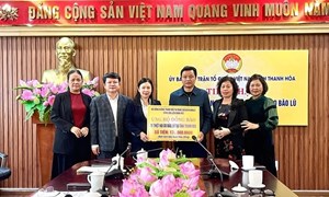 Thanh Hoá: Ủy ban MTTQ Việt Nam tỉnh đã tiếp nhận hơn 70 tỷ đồng ủng hộ đồng bào bị thiệt hại do bão số 10