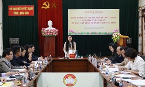 Lạng Sơn: Xác định cụ thể phương hướng và nhiệm vụ của Ủy ban MTTQ Việt Nam tỉnh trong thời gian tới