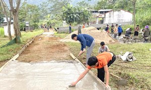 Tuyên Quang: Xã Thuận Hòa khởi công công trình chào mừng Đại hội đại biểu MTTQ Việt Nam tỉnh