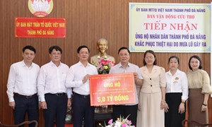 Hải Phòng ủng hộ Đà Nẵng 5 tỷ đồng hỗ trợ người dân khắc phục hậu quả lũ lụt