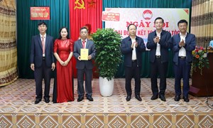 Hà Tĩnh: Ngày hội Đại đoàn kết toàn dân tộc tại thôn Phú Lập