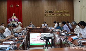 Đồng Tháp: Ủy ban MTTQ Việt Nam tỉnh góp ý dự thảo báo cáo chính trị trình Đại hội đại biểu MTTQ Việt Nam lần thứ I