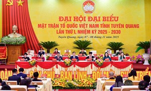 Ngày làm việc thứ nhất Đại hội đại biểu MTTQ Việt Nam tỉnh Tuyên Quang lần thứ I, nhiệm kỳ 2025-2030