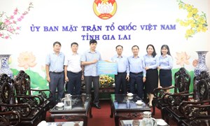 Tập đoàn Xăng dầu Việt Nam ủng hộ 2 tỷ đồng giúp Gia Lai khắc phục hậu quả bão số 13