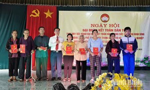 Ninh Bình: Ủy ban MTTQ Việt Nam phường Duy Hà tổ chức điểm Ngày hội Đại đoàn kết toàn dân tộc tại tổ dân phố Trịnh