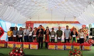 Bắc Ninh: Bí thư Tỉnh ủy dự Ngày hội Đại đoàn kết toàn dân tộc với người dân khu dân cư Mậu, xã Tây Yên Tử