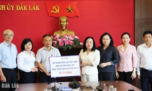 Đắk Lắk: Tập đoàn Điện lực Việt Nam hỗ trợ tỉnh Đắk Lắk 1 tỷ đồng khắc phục hậu quả bão số 13