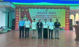 Lai Châu: Ngày hội Đại đoàn kết toàn dân tộc liên khu dân cư Nậm Mạ, Huổi Ca, Sông Đà, Co Lẹ và bản Dền Thàng