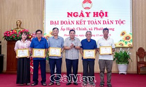 Cà Mau: Đại đoàn kết dựng xây quê hương