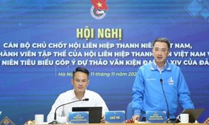 Hội Liên hiệp Thanh niên Việt Nam góp ý vào dự thảo văn kiện Đại hội XIV của Đảng