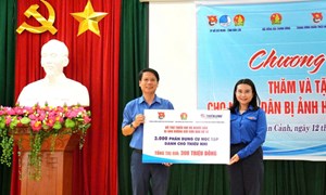 Đắk Lắk: Trung ương Đoàn trao tặng 3 tỷ đồng hỗ trợ người dân bị ảnh hưởng do bão số 13 