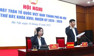 Hà Nội: Ủy ban MTTQ Việt Nam thành phố tổ chức Hội nghị lần thứ bảy, khóa XVIII