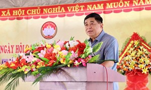 Phó Thủ tướng Chính phủ Nguyễn Chí Dũng dự ngày hội Đại đoàn kết toàn dân tộc tại Quảng Trị 