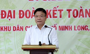 Phó Thủ tướng Chính phủ Lê Thành Long dự Ngày hội Đại đoàn kết toàn dân tộc tại An Giang