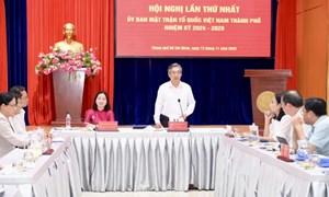 TP Hồ Chí Minh: Ủy ban MTTQ Việt Nam thành phố tổ chức Hội nghị lần thứ I nhiệm kỳ 2024-2029