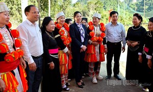 Tuyên Quang: Lãnh đạo tỉnh dự Ngày hội Đại đoàn kết toàn dân tộc tại các địa phương