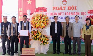 Lâm Đồng: Sôi nổi Ngày hội Đại đoàn kết toàn dân tộc tại các địa phương trong tỉnh