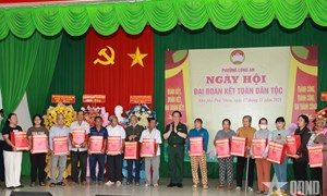 Đại tướng Nguyễn Trọng Nghĩa dự Ngày hội Đại đoàn kết toàn dân tộc tại tỉnh Tây Ninh