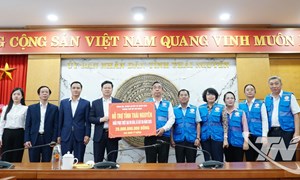 Thành phố Hồ Chí Minh hỗ trợ tỉnh Thái Nguyên 20 tỷ đồng khắc phục hậu quả bão lũ