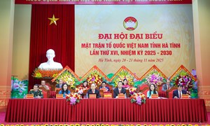 Hà Tĩnh: Phiên thứ nhất Đại hội đại biểu MTTQ Việt Nam tỉnh lần thứ XVI, nhiệm kỳ 2025-2030