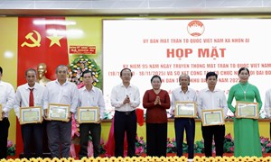 TP Cần Thơ: Phát huy sức mạnh khối đại đoàn kết toàn dân tộc, tạo nền tảng vững chắc góp phần ổn định và phát triển thành phố 