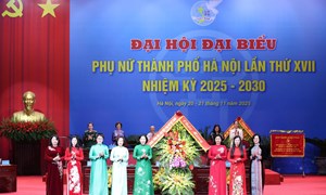 Phó Chủ tịch Nguyễn Thị Tuyến dự Đại hội đại biểu Phụ nữ thành phố Hà Nội lần thứ XVII