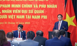 Thủ tướng: Cộng đồng người Việt Nam tại Nam Phi sẽ lớn mạnh